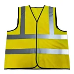 Leapy hi-vis safety vest lightweight for workwear, made from durable polyester with reflective strips, offering breathable comfort, enhanced visibility and reliable protection for outdoor work