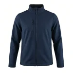 Leapy windproof softshell jacket for daily work and outdoor, 75D mechanical stretch with fleece lining, providing warmth, water resistance, windproof protection and flexible comfort