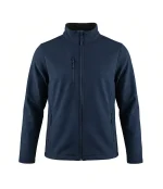 Leapy windproof softshell jacket for daily work and outdoor, 75D mechanical stretch with fleece lining, providing warmth, water resistance, windproof protection and flexible comfort
