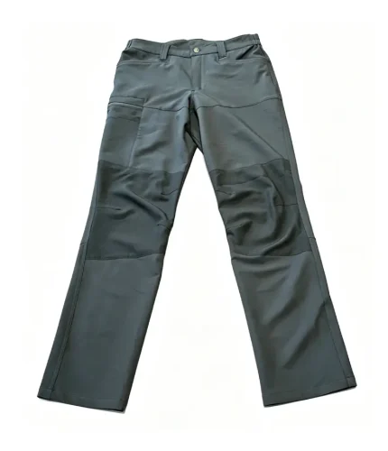 Leapy stretch work pants durable for daily workwear, made from 93% polyester and 7% spandex 4-way stretch fabric, offering durability, wrinkle resistance, flexibility and all-day comfort