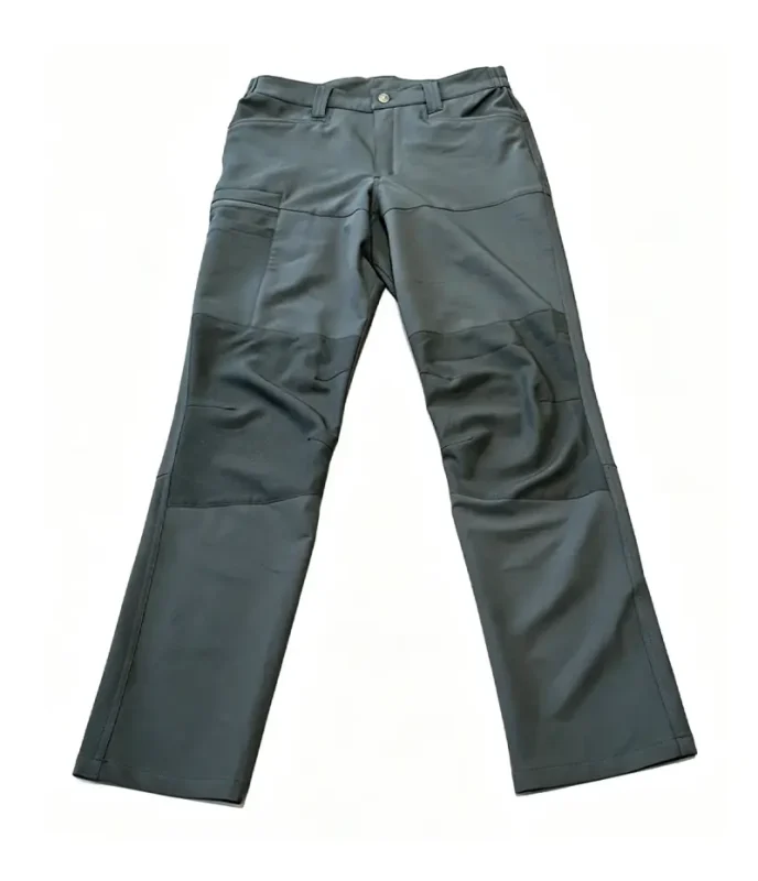 Leapy stretch work pants durable for daily workwear, made from 93% polyester and 7% spandex 4-way stretch fabric, offering durability, wrinkle resistance, flexibility and all-day comfort