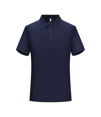 Leapy breathable skin-friendly polo for custom uniforms, made of 65% cotton and 35% polyester with premium Xinjiang long-staple cotton, featuring moisture-absorbing, breathable and skin-friendly comfort for corporate uniforms, team apparel and daily wear