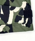 LEAPY camouflage waterproof changing robe with adjustable Velcro cuff detail