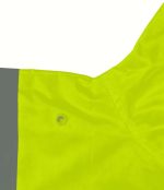 LEAPY waterproof hi vis rainsuit with durable eyelet ventilation detail for workwear