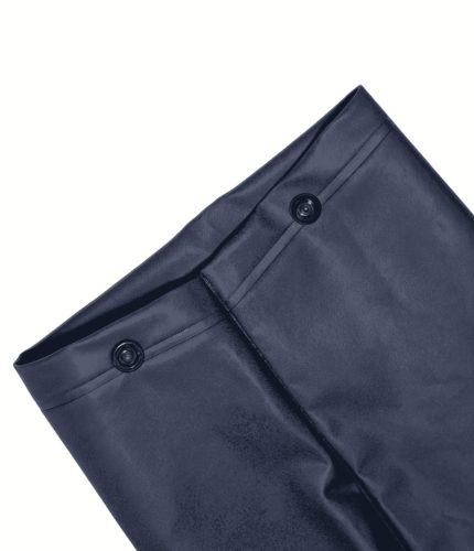 LEAPY waterproof two-piece rainsuit with adjustable cuff snap detail for unisex outdoor workwear