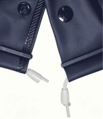 LEAPY waterproof unisex two-piece rainsuit with adjustable drawcord detail for comfortable fit