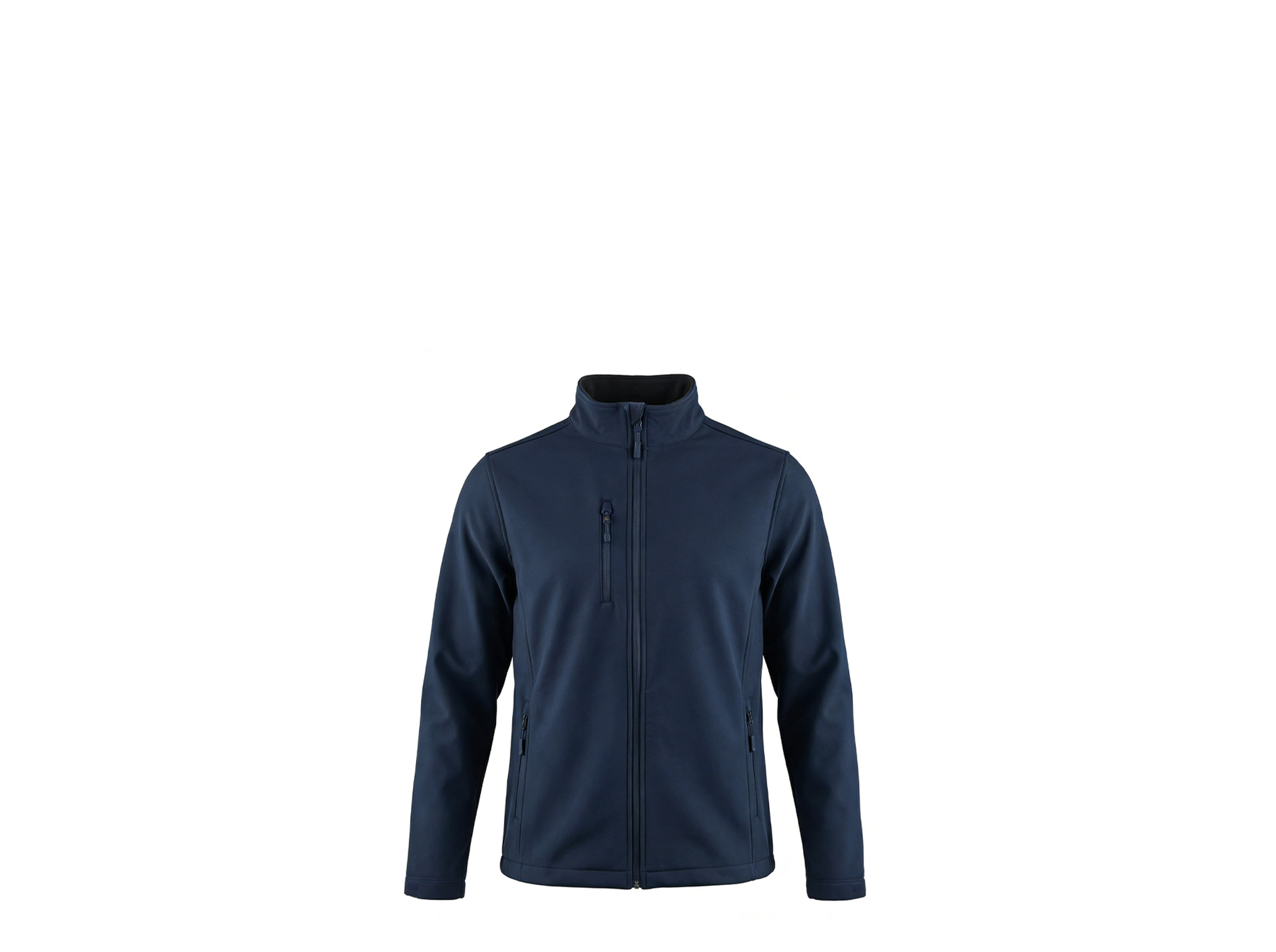 Navy blue Leapy softshell jacket, windproof, designed for daily work.
