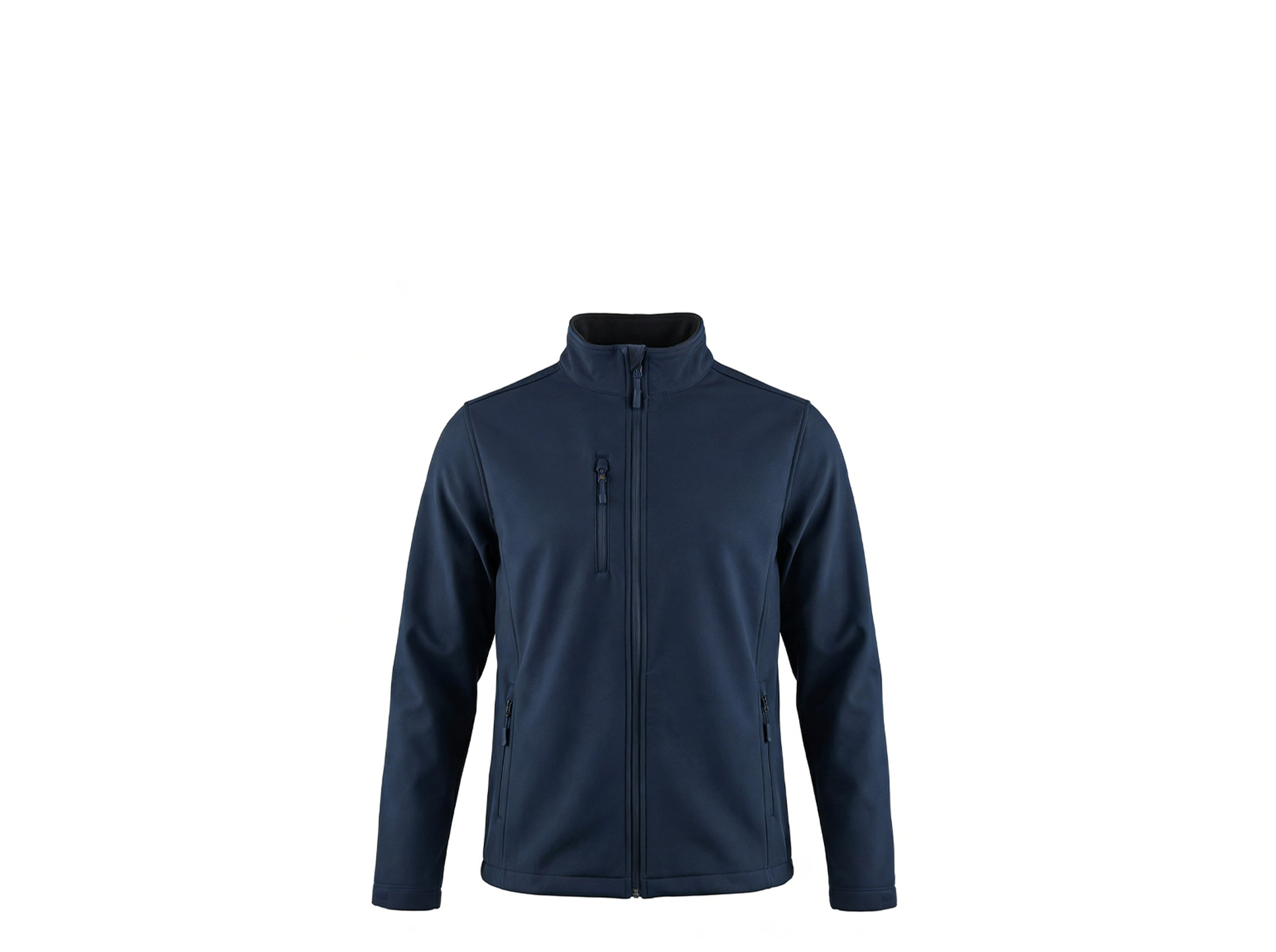 Navy blue Leapy softshell jacket, windproof, designed for daily work.