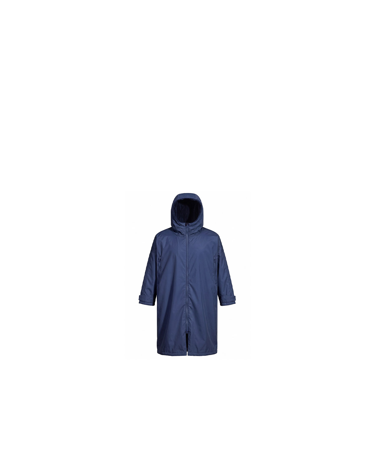 LEAPY navy blue waterproof changing robe with hood for surfing